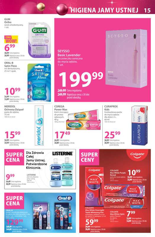 Hebe - gazetka promocyjna Gazetka od poniedziałku 15.12 do środy 31.12 - strona 15