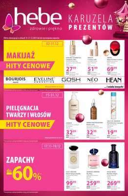 Hebe - gazetka promocyjna Gazetka od poniedziałku 15.12 do środy 31.12