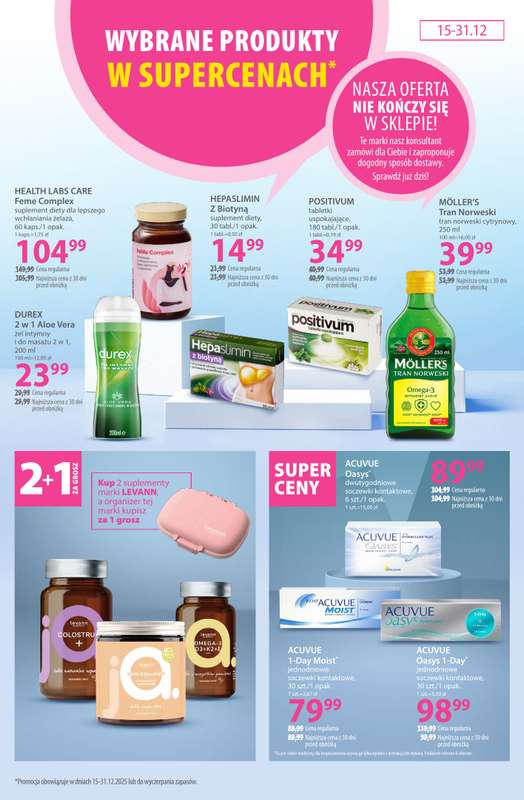Hebe - gazetka promocyjna Gazetka od poniedziałku 15.12 do środy 31.12 - strona 20