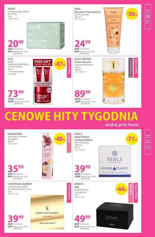 Hebe - gazetka promocyjna Gazetka od poniedziałku 15.12 do środy 31.12 - strona 9