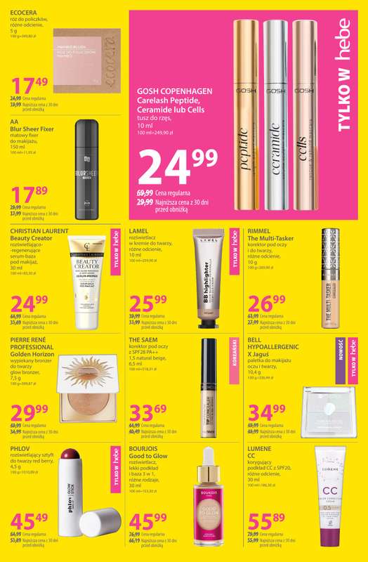 Hebe - gazetka promocyjna Gazetka od poniedziałku 15.12 do środy 31.12 - strona 3