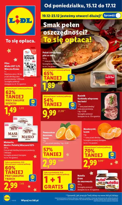 Lidl - gazetka promocyjna Oferta od poniedziałku  