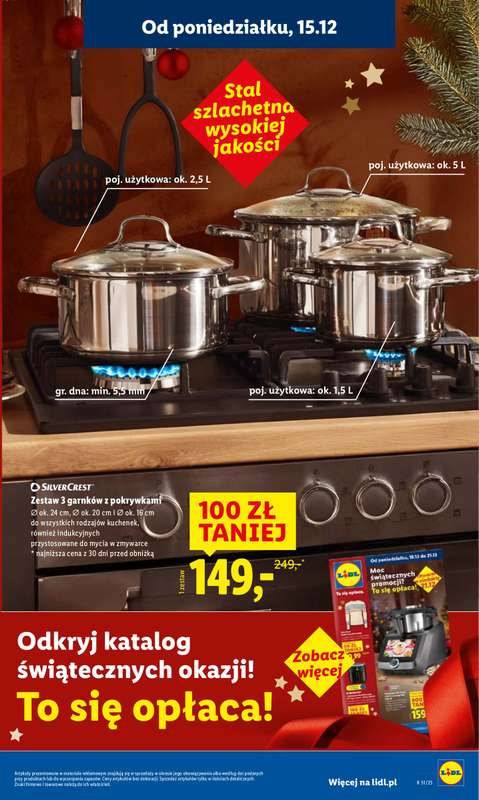 Lidl - gazetka promocyjna Oferta od poniedziałku od poniedziałku 15.12 do środy 17.12 - strona 25