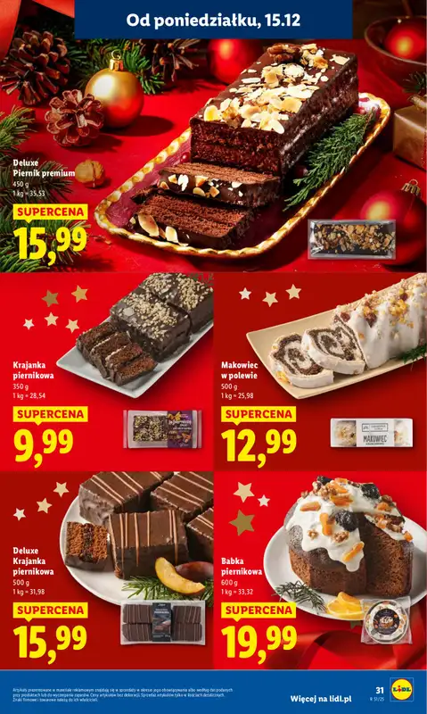 Lidl - gazetka promocyjna Oferta od poniedziałku od poniedziałku 15.12 do środy 17.12 - strona 33