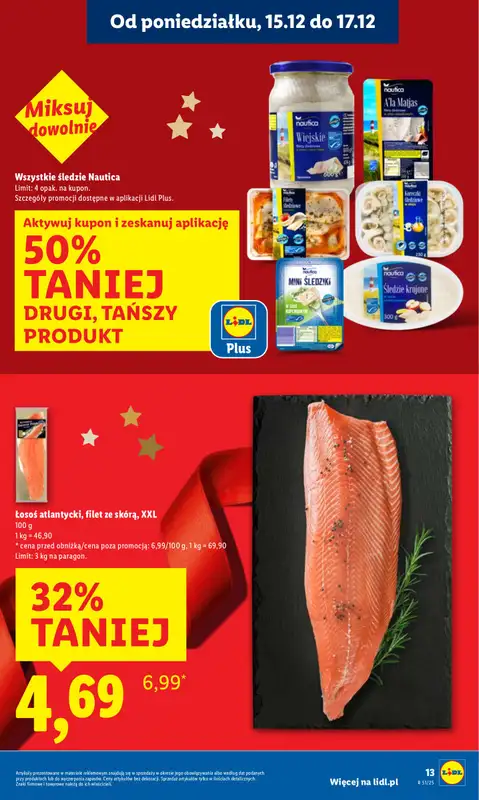 Lidl - gazetka promocyjna Oferta od poniedziałku od poniedziałku 15.12 do środy 17.12 - strona 13
