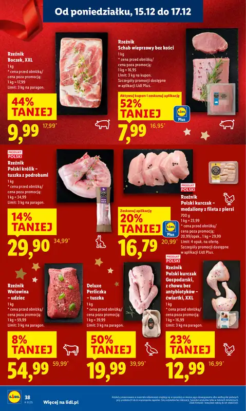 Lidl - gazetka promocyjna Oferta od poniedziałku od poniedziałku 15.12 do środy 17.12 - strona 40