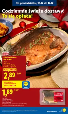 Lidl - gazetka promocyjna Oferta od poniedziałku od poniedziałku 15.12 do środy 17.12 - strona 3