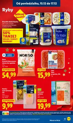 Lidl - gazetka promocyjna Oferta od poniedziałku od poniedziałku 15.12 do środy 17.12 - strona 47