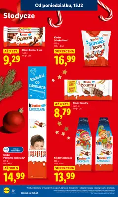 Lidl - gazetka promocyjna Oferta od poniedziałku od poniedziałku 15.12 do środy 17.12 - strona 52