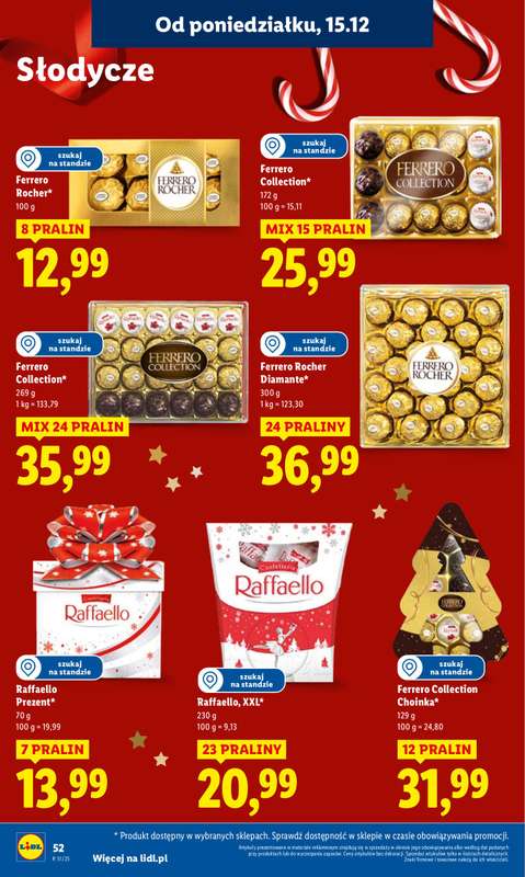 Lidl - gazetka promocyjna Oferta od poniedziałku od poniedziałku 15.12 do środy 17.12 - strona 54