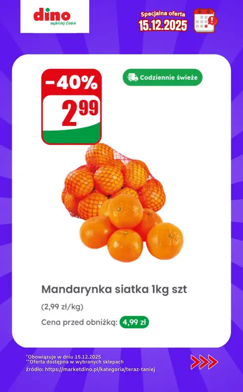 Dino - gazetka promocyjna Specjalna oferta na 15.12.2025 - promocje spoza gazetki   - strona 2