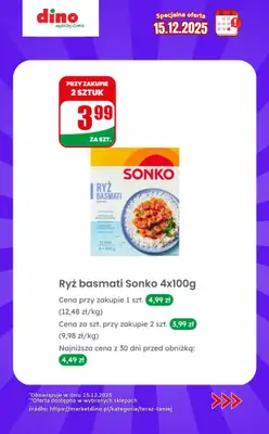 Dino - gazetka promocyjna Specjalna oferta na 15.12.2025 - promocje spoza gazetki od poniedziałku 15.12 do poniedziałku 15.12 - strona 5