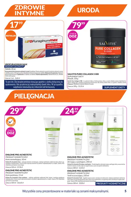 DOZ.PL - gazetka promocyjna Więcej za mniej! od poniedziałku 15.12 do niedzieli 04.01 - strona 5