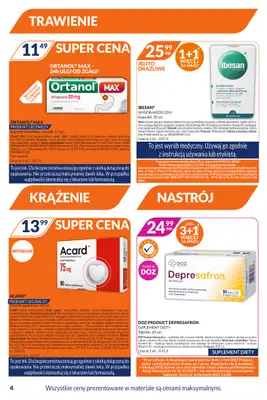 DOZ.PL - gazetka promocyjna Więcej za mniej! od poniedziałku 15.12 do niedzieli 04.01 - strona 4
