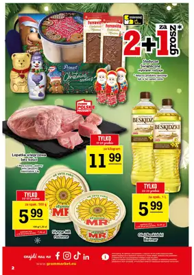 Gram Market - gazetka promocyjna Gazetka od środy 17.12 do wtorku 23.12 - strona 2