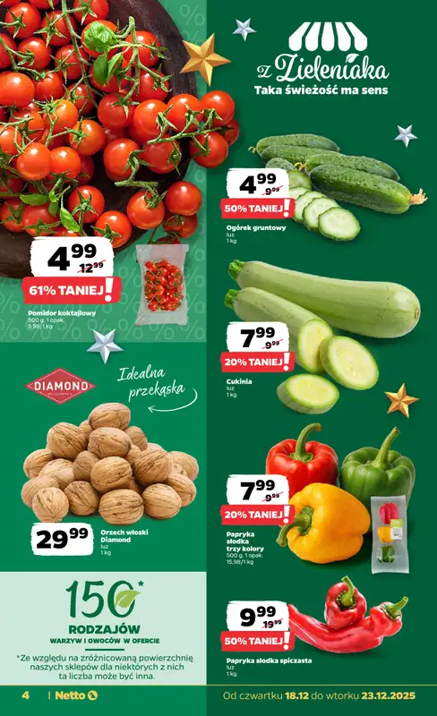 Netto - gazetka promocyjna Gazetka Spożywcza od czwartku 18.12 do wtorku 23.12 - strona 4