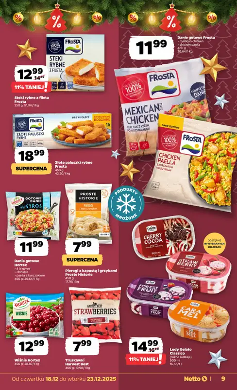 Netto - gazetka promocyjna Gazetka Spożywcza od czwartku 18.12 do wtorku 23.12 - strona 9