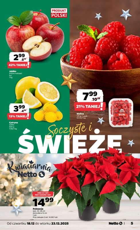 Netto - gazetka promocyjna Gazetka Spożywcza od czwartku 18.12 do wtorku 23.12 - strona 5