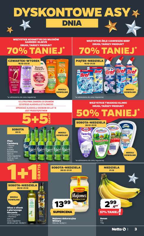 Netto - gazetka promocyjna Gazetka Spożywcza od czwartku 18.12 do wtorku 23.12 - strona 3