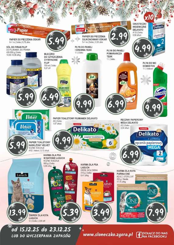 Słoneczko - gazetka promocyjna Gazetka od poniedziałku 15.12 do wtorku 23.12 - strona 14