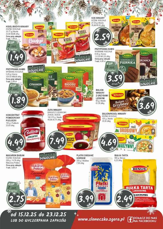 Słoneczko - gazetka promocyjna Gazetka od poniedziałku 15.12 do wtorku 23.12 - strona 10