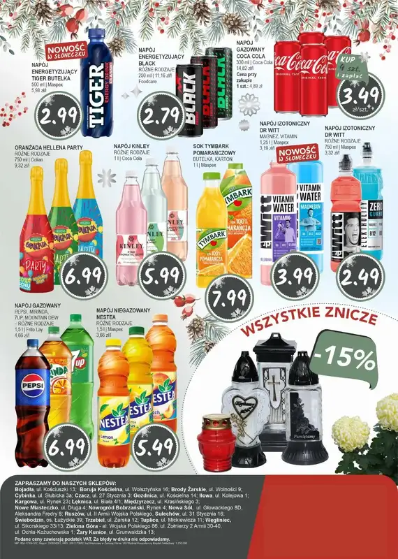 Słoneczko - gazetka promocyjna Gazetka od poniedziałku 15.12 do wtorku 23.12 - strona 16