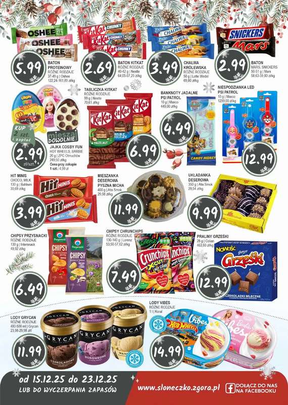 Słoneczko - gazetka promocyjna Gazetka od poniedziałku 15.12 do wtorku 23.12 - strona 13