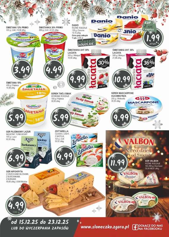 Słoneczko - gazetka promocyjna Gazetka od poniedziałku 15.12 do wtorku 23.12 - strona 6