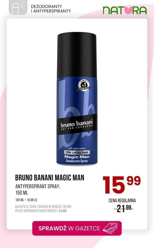 Drogerie Natura - gazetka promocyjna Dezodoranty i antyperspiranty - już od 10,49 zł! od poniedziałku 15.12 do piątku 26.12 - strona 6
