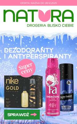 Drogerie Natura - gazetka promocyjna Dezodoranty i antyperspiranty - już od 10,49 zł! od poniedziałku 15.12 do piątku 26.12