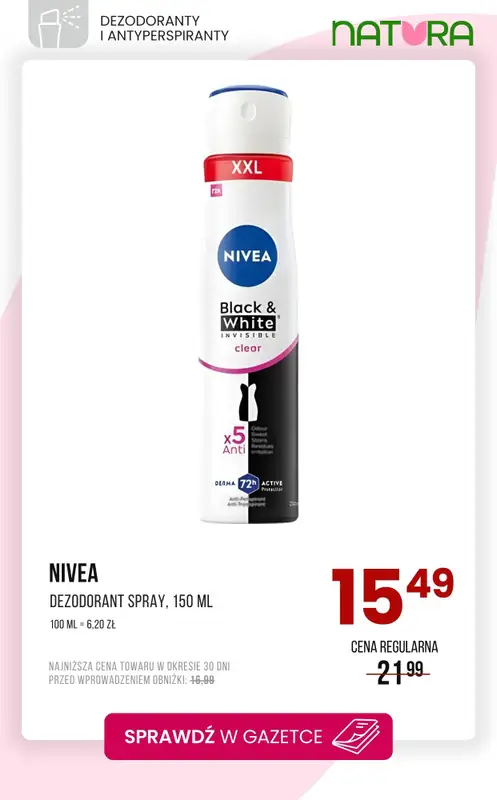 Drogerie Natura - gazetka promocyjna Dezodoranty i antyperspiranty - już od 10,49 zł! od poniedziałku 15.12 do piątku 26.12 - strona 2