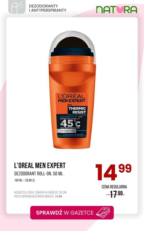 Drogerie Natura - gazetka promocyjna Dezodoranty i antyperspiranty - już od 10,49 zł! od poniedziałku 15.12 do piątku 26.12 - strona 8