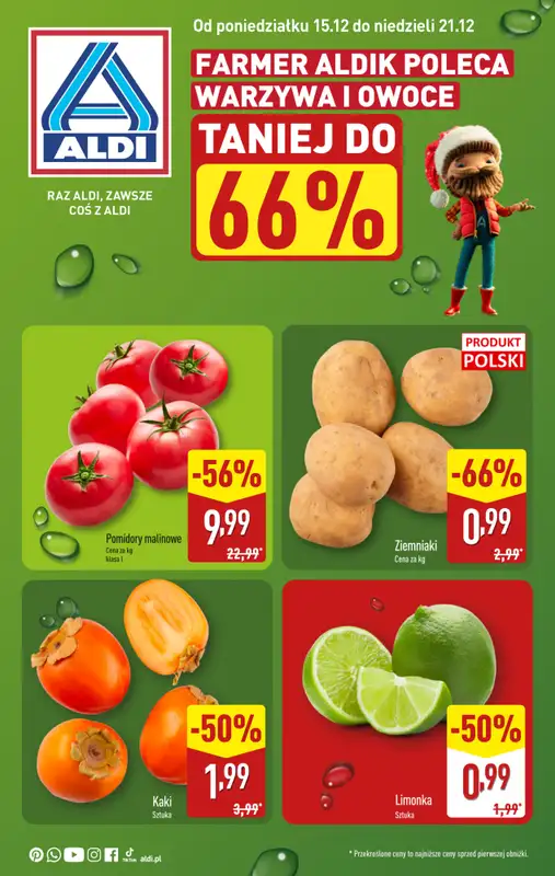 Aldi - gazetka promocyjna Farmer Aldik poleca!  