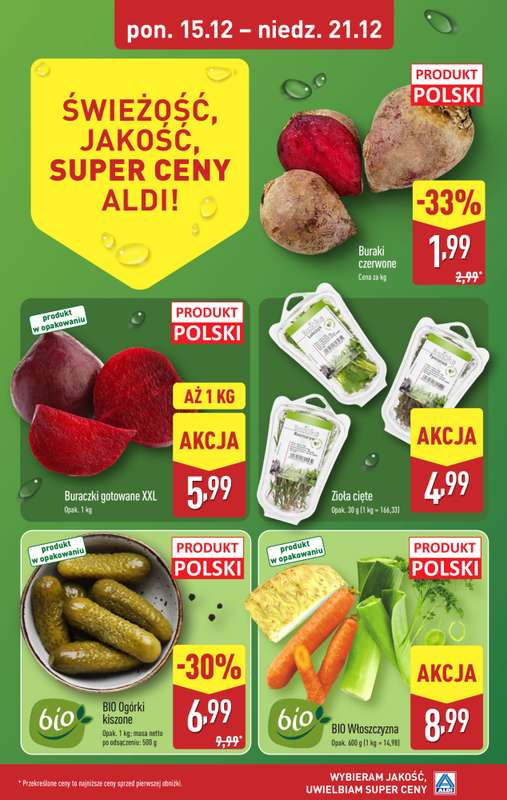 Aldi - gazetka promocyjna Farmer Aldik poleca! od poniedziałku 15.12 do niedzieli 21.12 - strona 5