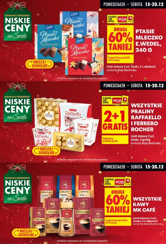 Biedronka - gazetka promocyjna Biedronkowe oszczędności od poniedziałku 15.12 do środy 17.12 - strona 7