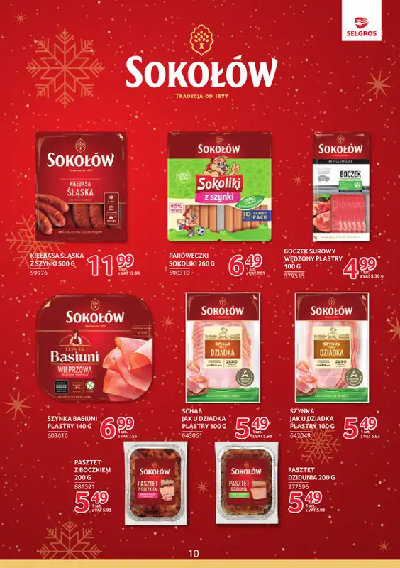 Selgros - gazetka promocyjna Katalog Markowe Produkty od czwartku 18.12 do środy 31.12 - strona 10