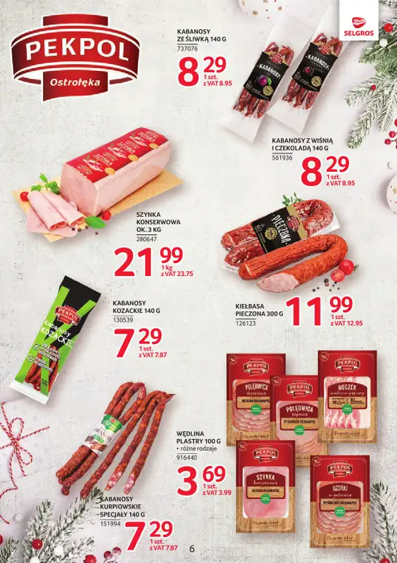Selgros - gazetka promocyjna Katalog Markowe Produkty od czwartku 18.12 do środy 31.12 - strona 6