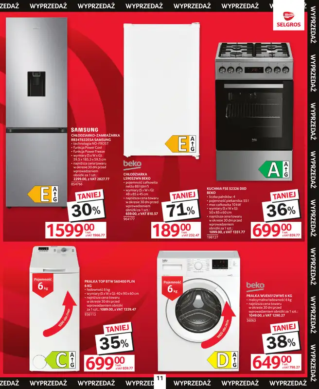 Selgros - gazetka promocyjna Katalog Świąteczna Wyprzedaż od czwartku 18.12 do środy 31.12 - strona 11