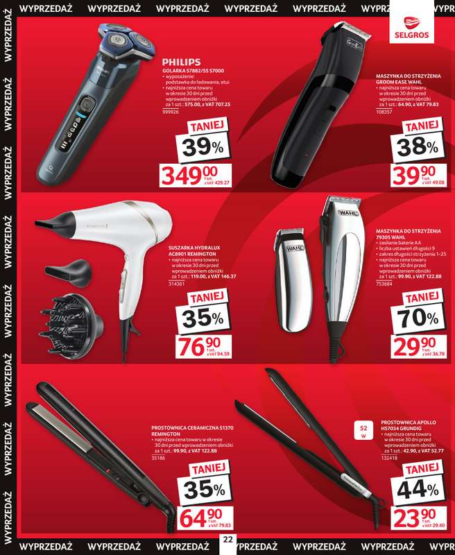 Selgros - gazetka promocyjna Katalog Świąteczna Wyprzedaż od czwartku 18.12 do środy 31.12 - strona 22
