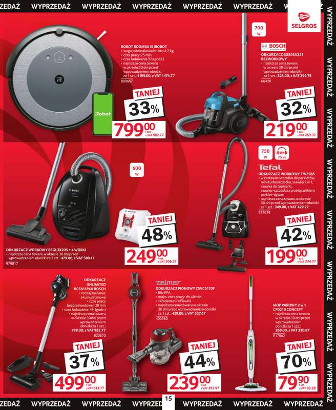 Selgros - gazetka promocyjna Katalog Świąteczna Wyprzedaż od czwartku 18.12 do środy 31.12 - strona 15