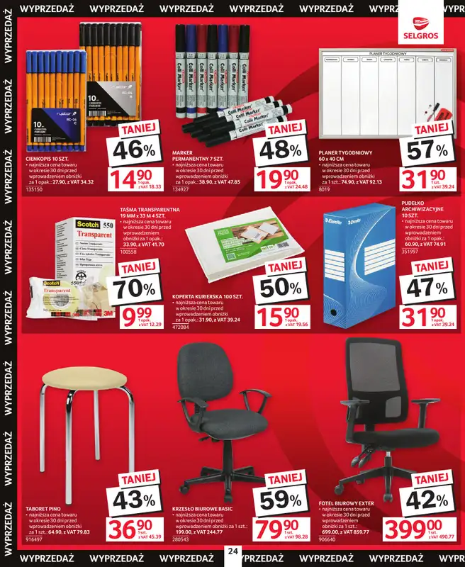 Selgros - gazetka promocyjna Katalog Świąteczna Wyprzedaż od czwartku 18.12 do środy 31.12 - strona 24