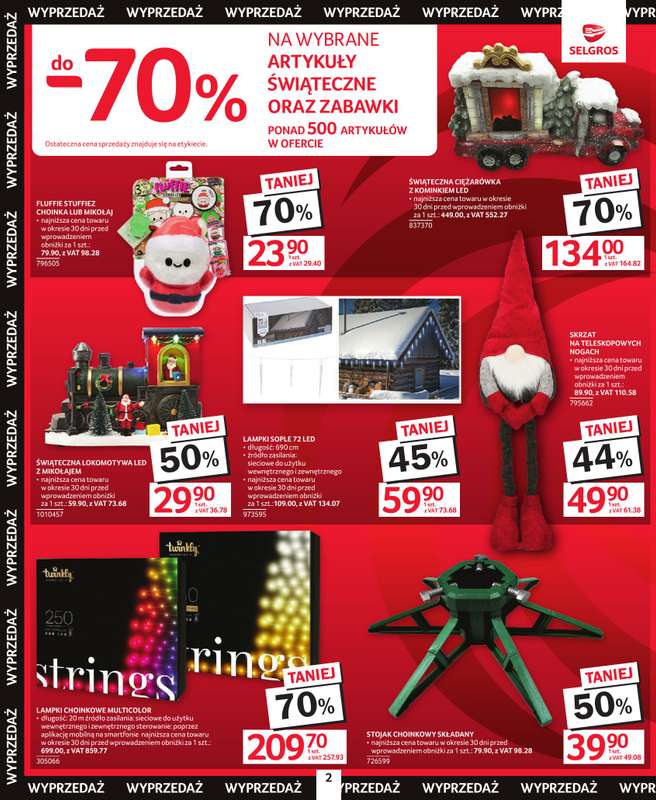 Selgros - gazetka promocyjna Katalog Świąteczna Wyprzedaż od czwartku 18.12 do środy 31.12 - strona 2