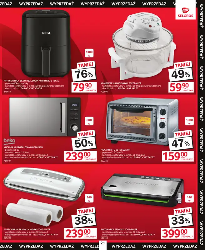 Selgros - gazetka promocyjna Katalog Świąteczna Wyprzedaż od czwartku 18.12 do środy 31.12 - strona 21