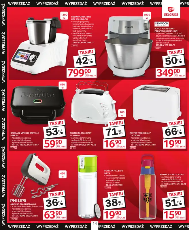 Selgros - gazetka promocyjna Katalog Świąteczna Wyprzedaż od czwartku 18.12 do środy 31.12 - strona 14