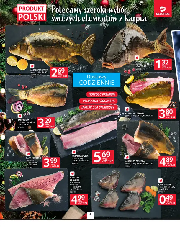 Selgros - gazetka promocyjna Oferta spożywcza od czwartku 18.12 do środy 31.12 - strona 4