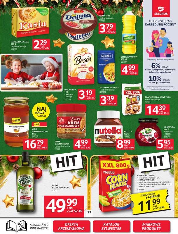 Selgros - gazetka promocyjna Oferta spożywcza od czwartku 18.12 do środy 31.12 - strona 13