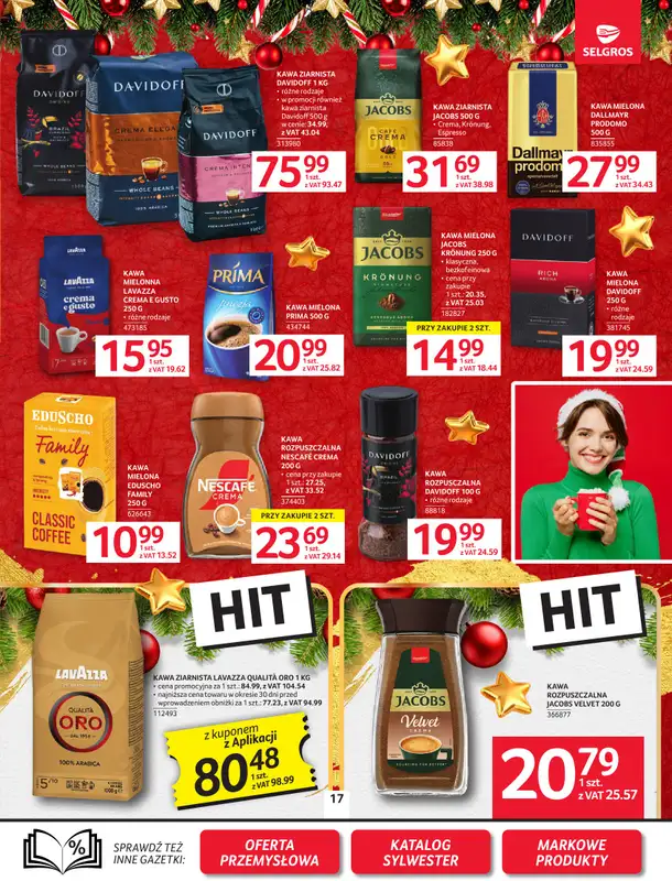 Selgros - gazetka promocyjna Oferta spożywcza od czwartku 18.12 do środy 31.12 - strona 17
