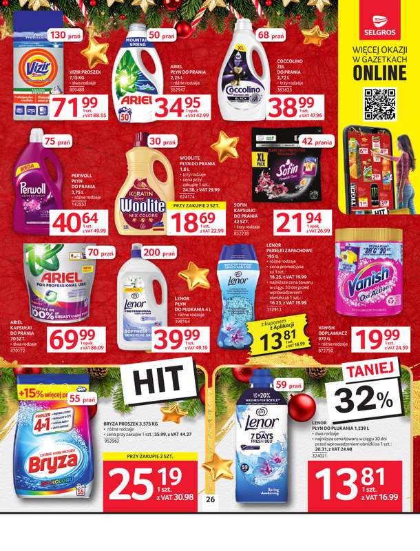 Selgros - gazetka promocyjna Oferta spożywcza od czwartku 18.12 do środy 31.12 - strona 26