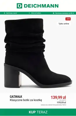 Deichmann - gazetka promocyjna Botki na obcasie do -50% od poniedziałku 15.12  - strona 7
