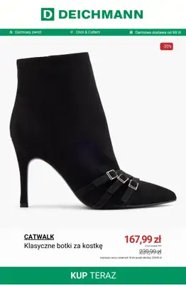 Deichmann - gazetka promocyjna Botki na obcasie do -50% od poniedziałku 15.12  - strona 9